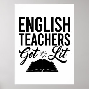 Poster Professores Ingleses Ficam Lutados