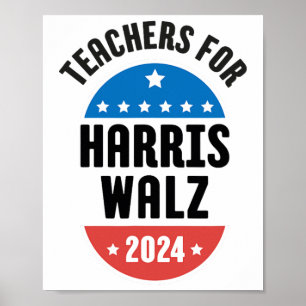 Poster Professores Para Harris Wheimer 2024