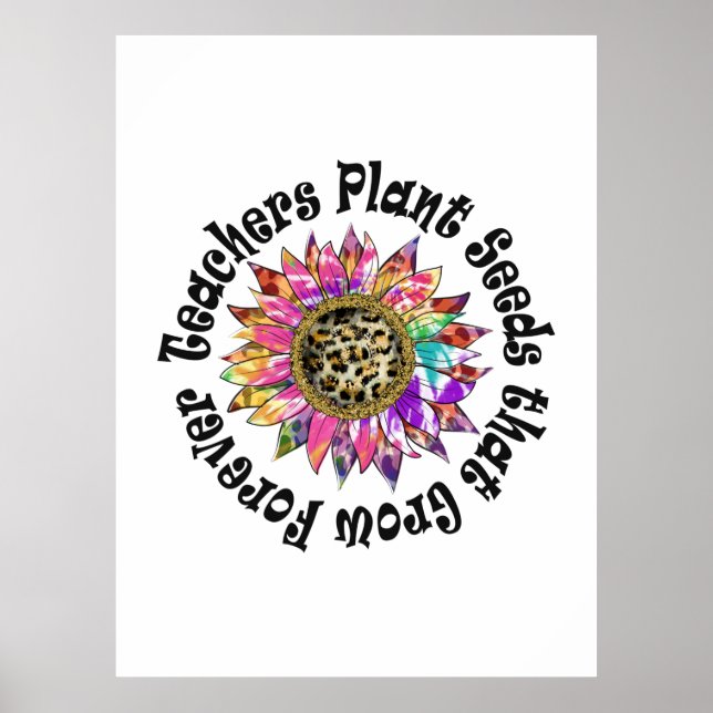 Poster Professores Plantam Sementes (Frente)