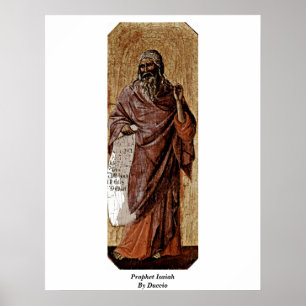 Pôster Profeta Isaiah por Duccio