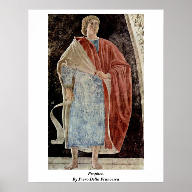Poster Profeta. Por Piero Della Francesca (Frente)