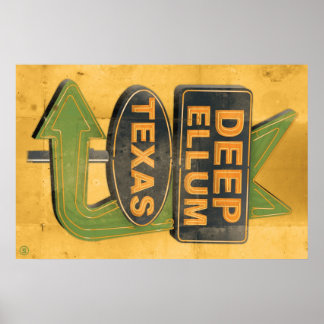 Poster Profundo Ellum Texas