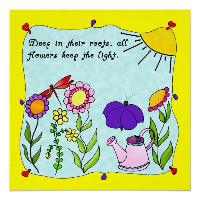 Pôster Profundo Poster da Roots Square (Frente)