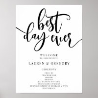 Programa de Casamento do Melhor Dia de Todos Sinal