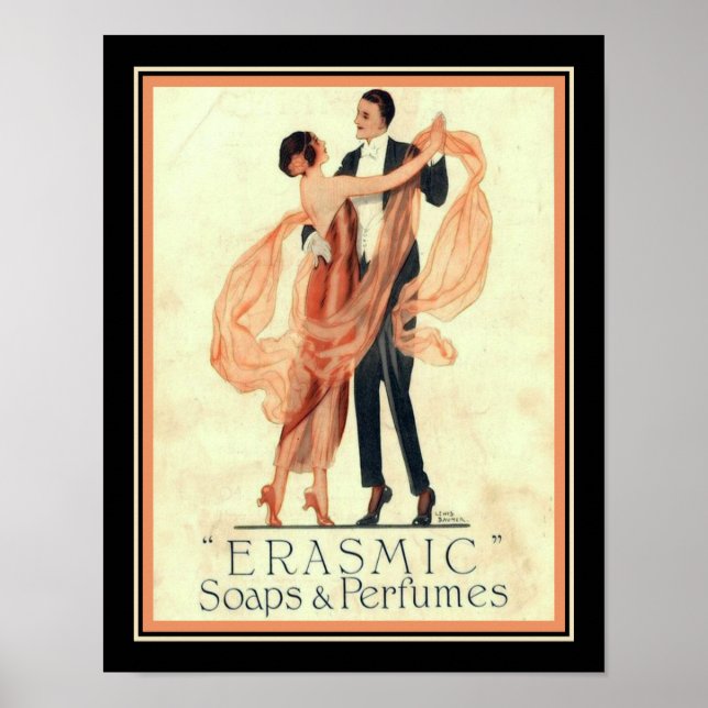 Poster Programa Deco Soap & Perfume do Reino Unido, 1920 (Frente)