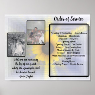 Poster Programa Memorial de Fotografias do Sunflower Infi