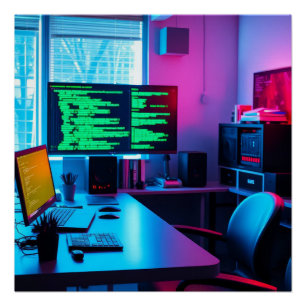 Pôster Programação de computadores