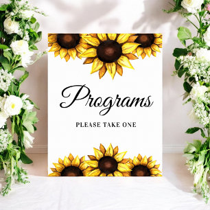 Poster Programas de Casamento Cartaz Amarelo Branco Giras