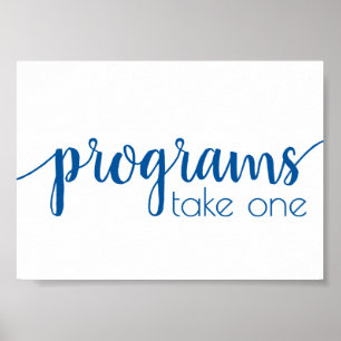 Poster Programas Simples   Mesa de Qualquer Evento French