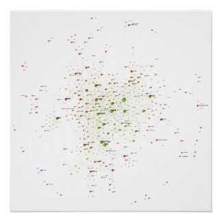 Pôster Programming Languages Influence Network 2021