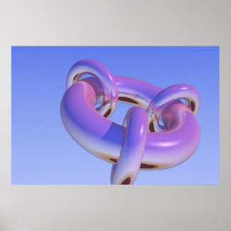 Pôster Progressão Fractal do Toro 1