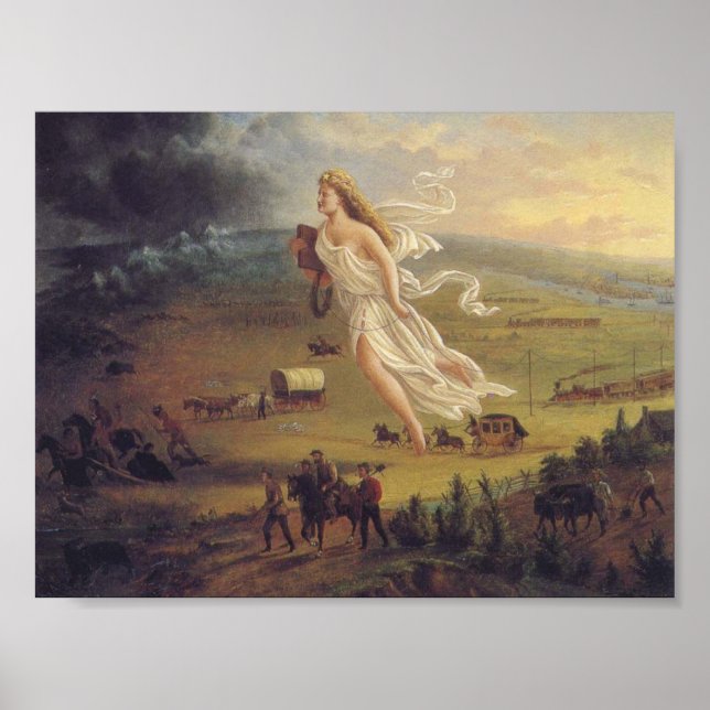 Pôster Progresso Americano (Frente)