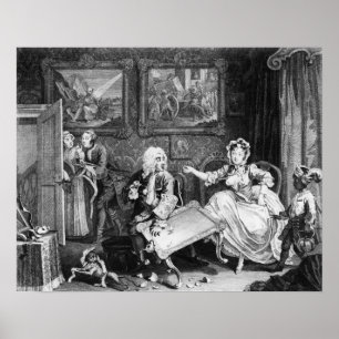 Pôster Progresso de Harlot, prato II, Quarrels