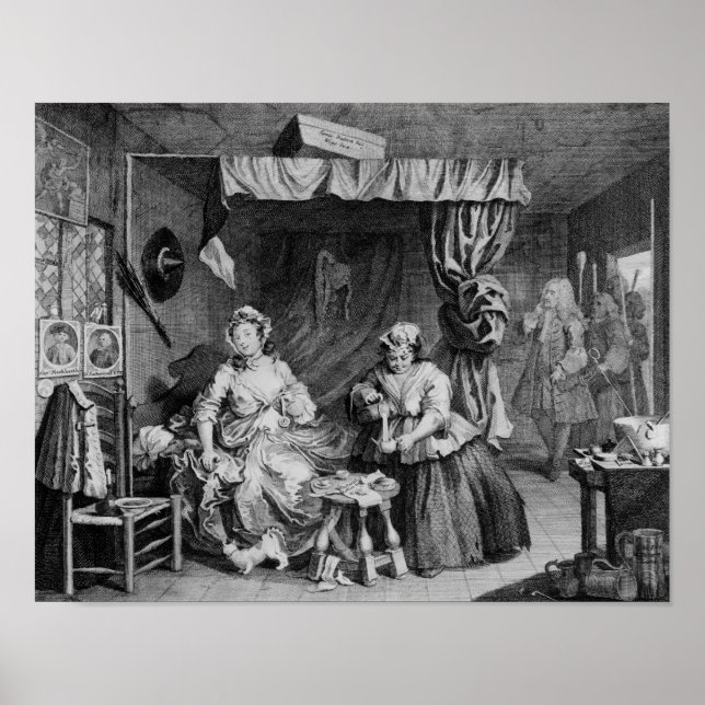 Pôster Progresso de Um Harlot (Frente)