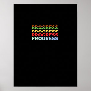 Poster Progresso – Pequenos Passos Todos os Dias