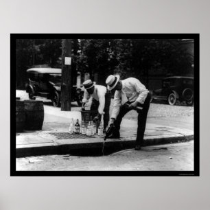 Poster Proibição do Whiskey em Desgaste 1923