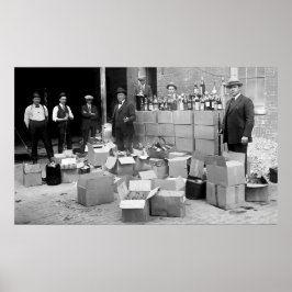 POSTER PROIBIÇÃO INCORPORADA - AGENTE FEDERAL RAID 1922