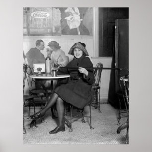 Pôster Proibição que derruba Bastão, 1922