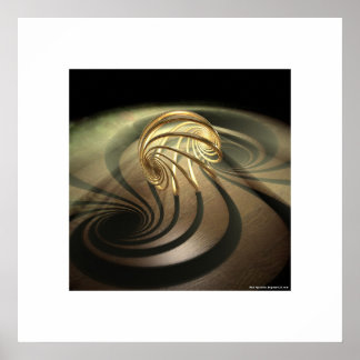 Poster Projeção de luz através de Loxódromo