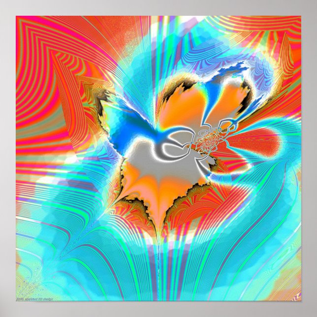 Pôster Projeção Fractal 1,4c (Frente)