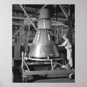 Pôster Project Mercury - Capsule #2 Photograph