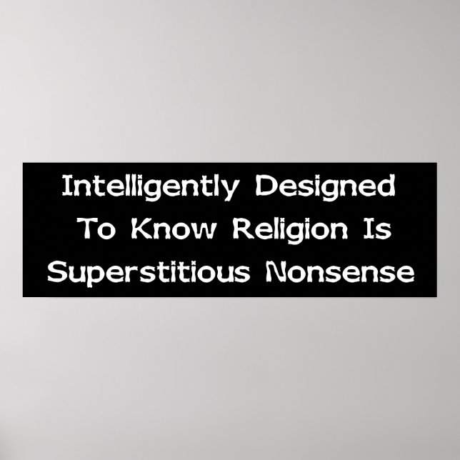 Pôster Projetado de forma inteligente (Frente)