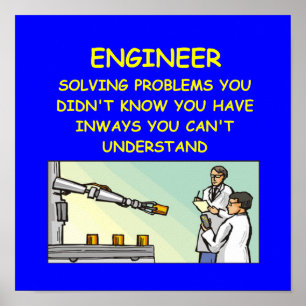 Pôster projetando a piada