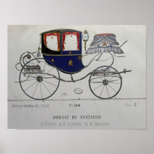 Pôster Projete para 'um Cupé Dorsay de Fantaisie'