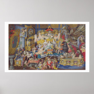 Pôster Projete para um fã, possivelmente para a senhora