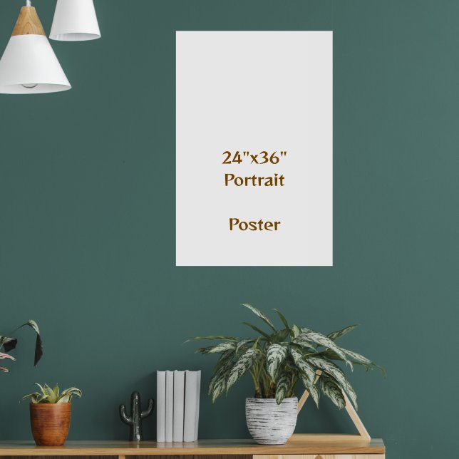 Poster Projete seu próprio 24"x36" (Sala de Estar 1)