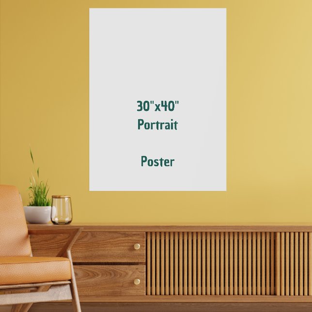 Poster Projete seu próprio 30"x40" (Sala de Estar 2)