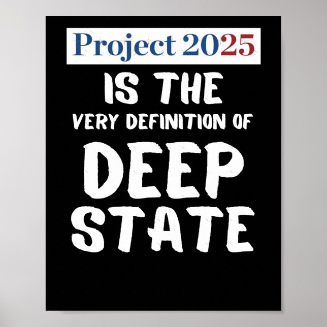 Poster Projeto 2025 Deep State (Frente)
