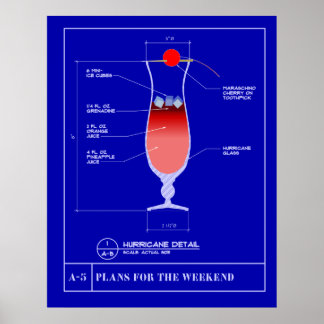 Pôster Projeto para um furacão