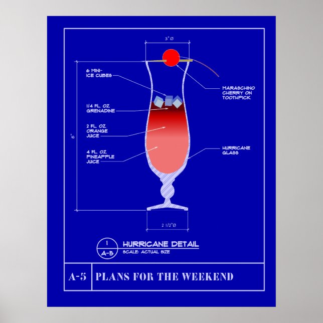 Pôster Projeto para um furacão (Frente)