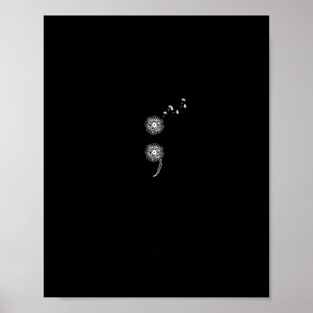 Poster Projeto Prevenção ao Suicídio Blowball Dandelion P (Frente)