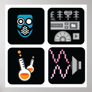 Poster Projeto square-set-1 da fórmula