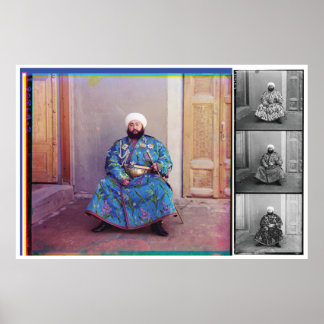Pôster Prokudin-Gorskii , Alim Khan, Emir de Bukhara