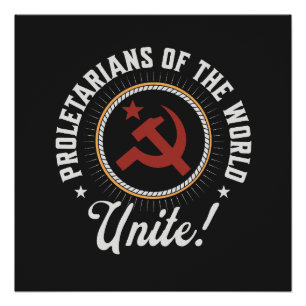Pôster Proletarians of the World Unite!