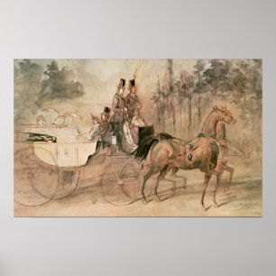 Poster Promenade au Bois