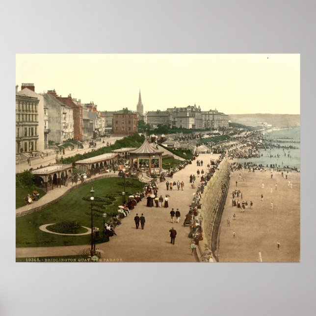 Poster Promenade, Bridlington, Yorkshire, Inglaterra (Frente)