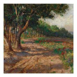 Pôster Promenade em Euxinograd com revestimento de Elm