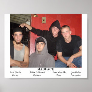 PÔSTER PROMO DE MADFACE