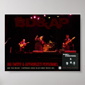 Poster - Promo do concerto BD&AP "Está Pronto"