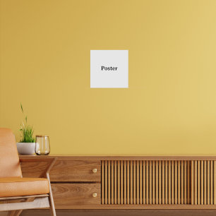 Poster Promoção de Marca Simples Padrão Semi-Brilho 12"x1