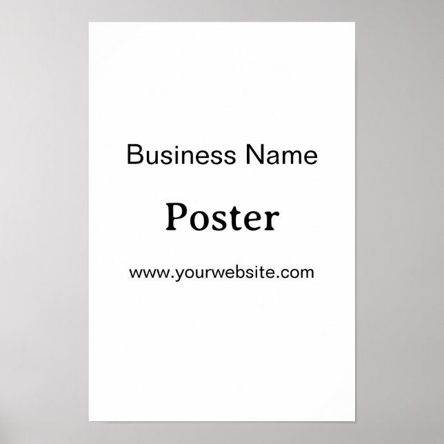 Poster Promoção de Marca Simples Padrão Semi-Brilho 12"x1 (Frente)