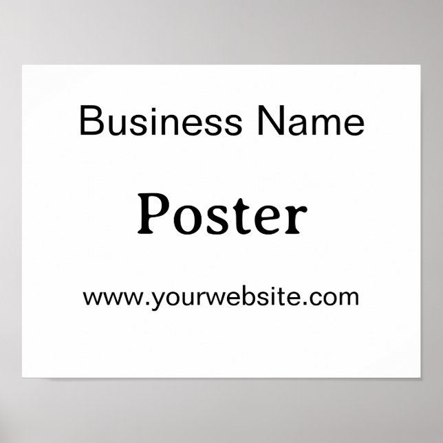Poster Promoção de Marca Simples Padrão Semi-Brilho 14"x1 (Frente)