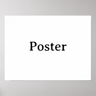 Poster Promoção de Marca Simples Padrão Semi-Brilho 16"x1