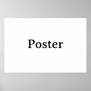 Poster Promoção de Marca Simples Padrão Semi-Brilho 18"x1