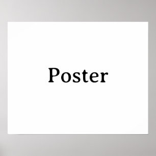 Poster Promoção de Marca Simples Padrão Semi-Brilho 20"x1