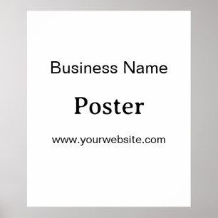 Poster Promoção de Marca Simples Padrão Semi-Brilho 20"x2